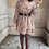 Thumbnail: Robe Fluide Zebra marron