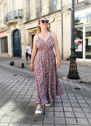 Robe longue bretelles