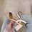 Thumbnail: Escarpins beige effet tressage