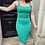 Thumbnail: Robe moulante verte 