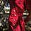 Thumbnail: Robe longue porte feuille rouge 