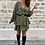 Thumbnail: Robe fluide kaki 
